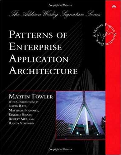 stackoverflow - Patterns of Enterprise Application Architecture