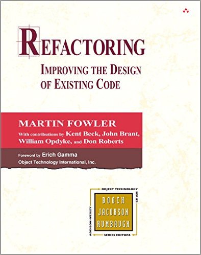 stackoverflow - Refactoring Improving the Design of Existing Code
